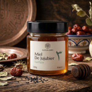 miel rosemiel rare premium🟡 découvrez ce miel rare et délicat… le miel rose ! découvrez un miel d’exception, à la couleur surprenante et au goût raffiné : le fameux miel rose. le miel rose est un produit rare et précieux, apprécié pour sa douceur, sa texture onctueuse et ses notes florales subtiles. récolté dans des environnements préservés, ce miel naturel séduit autant par son apparence unique que par ses qualités gustatives exceptionnelles. ⸻ 🟡 origine et spécificité du miel rose un miel issu d’une nature préservée. le miel rose trouve son origine dans des régions riches en biodiversité florale, où les abeilles butinent des fleurs aux pigments naturellement rosés. cette diversité botanique donne naissance à un miel monofloral ou multifloral d’une grande richesse. produit selon des méthodes artisanales, ce miel est récolté avec soin afin de préserver toutes ses propriétés naturelles. il est garanti 100% pur, sans additif, ni transformation industrielle. ⸻ 🟡 une couleur et une texture uniques le miel rose se distingue immédiatement par sa teinte délicatement rosée, rare dans l’univers du miel. sa texture est crémeuse, fondante et agréable en bouche. son aspect visuel en fait un produit haut de gamme, idéal pour offrir ou pour une consommation plaisir. ⸻ 🟡 un goût doux et raffiné en bouche, le miel rose offre : • une douceur légère et équilibrée • des notes florales subtiles • une sensation légèrement fruitée 👉 un miel idéal pour ceux qui recherchent une expérience gustative différente et élégante. ⸻ 🟡 les bienfaits du miel rose le miel rose est reconnu pour : • sa richesse en antioxydants naturels • son effet apaisant sur la gorge • son apport en énergie naturelle • ses propriétés digestives douces 👉 comme tous les miels, il peut être consommé dans le cadre d’une alimentation équilibrée (avec modération pour les personnes diabétiques). ⸻ 🟡 utilisation culinaire du miel rose le miel rose peut être utilisé de différentes façons : • À la cuillère pour une dégustation pure • sur du pain, des crêpes ou des pancakes • dans une infusion ou un thé • en accompagnement de desserts ou yaourts ⸻ 🟡 pourquoi choisir notre miel rose ? • 100% naturel et pur • sans sucre ajouté • non chauffé • récolte artisanale • sélection premium maison shifa 👉 un miel rare qui allie plaisir, qualité et authenticité. maison shifa