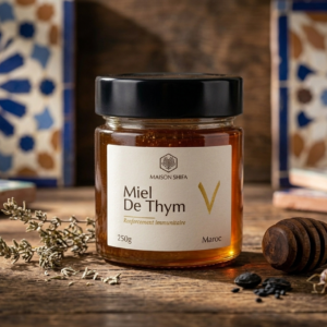 miel rosemiel rare premium🟡 découvrez ce miel rare et délicat… le miel rose ! découvrez un miel d’exception, à la couleur surprenante et au goût raffiné : le fameux miel rose. le miel rose est un produit rare et précieux, apprécié pour sa douceur, sa texture onctueuse et ses notes florales subtiles. récolté dans des environnements préservés, ce miel naturel séduit autant par son apparence unique que par ses qualités gustatives exceptionnelles. ⸻ 🟡 origine et spécificité du miel rose un miel issu d’une nature préservée. le miel rose trouve son origine dans des régions riches en biodiversité florale, où les abeilles butinent des fleurs aux pigments naturellement rosés. cette diversité botanique donne naissance à un miel monofloral ou multifloral d’une grande richesse. produit selon des méthodes artisanales, ce miel est récolté avec soin afin de préserver toutes ses propriétés naturelles. il est garanti 100% pur, sans additif, ni transformation industrielle. ⸻ 🟡 une couleur et une texture uniques le miel rose se distingue immédiatement par sa teinte délicatement rosée, rare dans l’univers du miel. sa texture est crémeuse, fondante et agréable en bouche. son aspect visuel en fait un produit haut de gamme, idéal pour offrir ou pour une consommation plaisir. ⸻ 🟡 un goût doux et raffiné en bouche, le miel rose offre : • une douceur légère et équilibrée • des notes florales subtiles • une sensation légèrement fruitée 👉 un miel idéal pour ceux qui recherchent une expérience gustative différente et élégante. ⸻ 🟡 les bienfaits du miel rose le miel rose est reconnu pour : • sa richesse en antioxydants naturels • son effet apaisant sur la gorge • son apport en énergie naturelle • ses propriétés digestives douces 👉 comme tous les miels, il peut être consommé dans le cadre d’une alimentation équilibrée (avec modération pour les personnes diabétiques). ⸻ 🟡 utilisation culinaire du miel rose le miel rose peut être utilisé de différentes façons : • À la cuillère pour une dégustation pure • sur du pain, des crêpes ou des pancakes • dans une infusion ou un thé • en accompagnement de desserts ou yaourts ⸻ 🟡 pourquoi choisir notre miel rose ? • 100% naturel et pur • sans sucre ajouté • non chauffé • récolte artisanale • sélection premium maison shifa 👉 un miel rare qui allie plaisir, qualité et authenticité. maison shifa