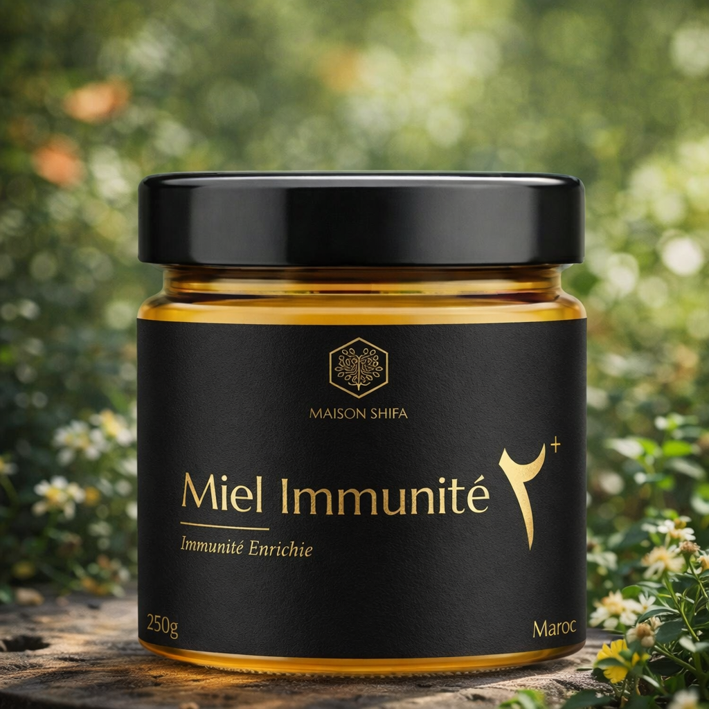 Miel Immunité<br>Nigelle Gelée Royale & Propolis Maison Shifa – Image 2
